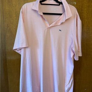 Vineyard Vines Light Pink Men's Polo